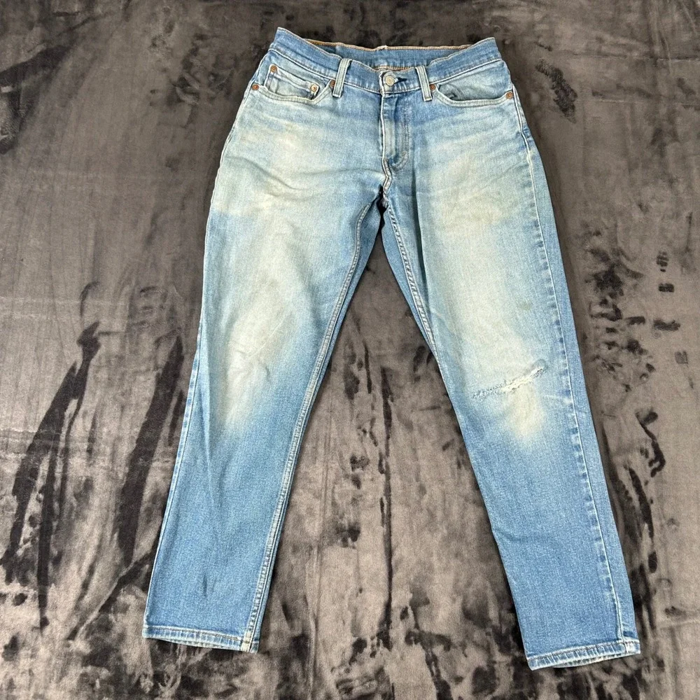 Levi's 511 Slim Fit Jeans Mens 30x30 Light Wash Blue Denim 04511-3920